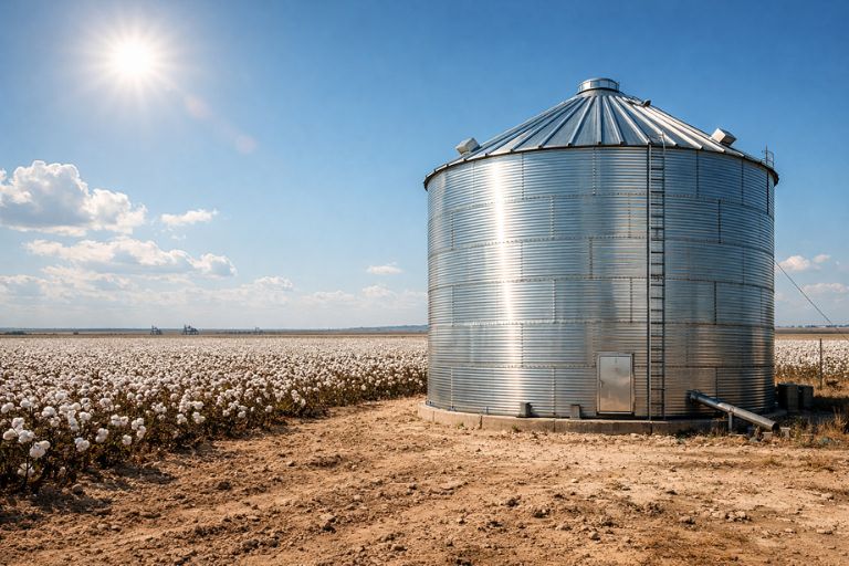 Grain storage and agricultural property in the South Plains requiring rodent control